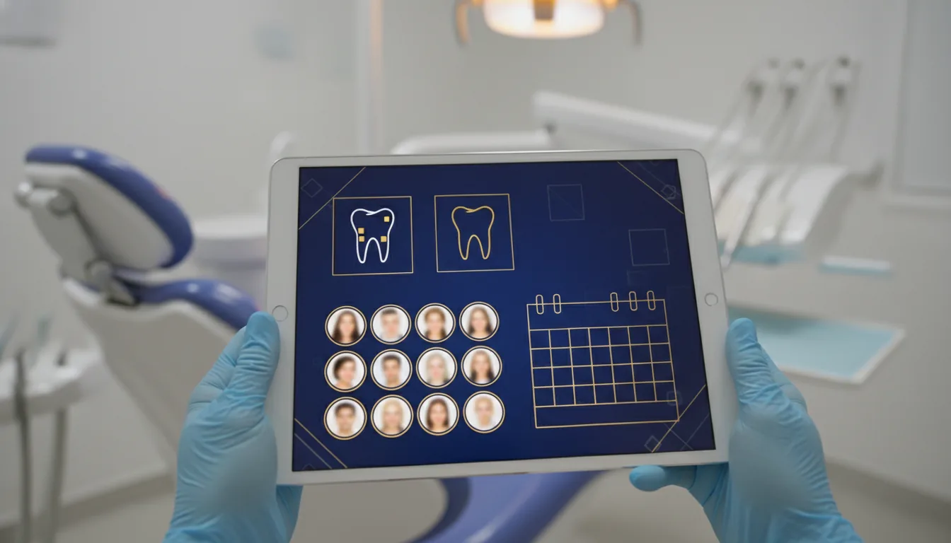 Expediente del paciente en Cenident con periodontograma registro coronal y citas