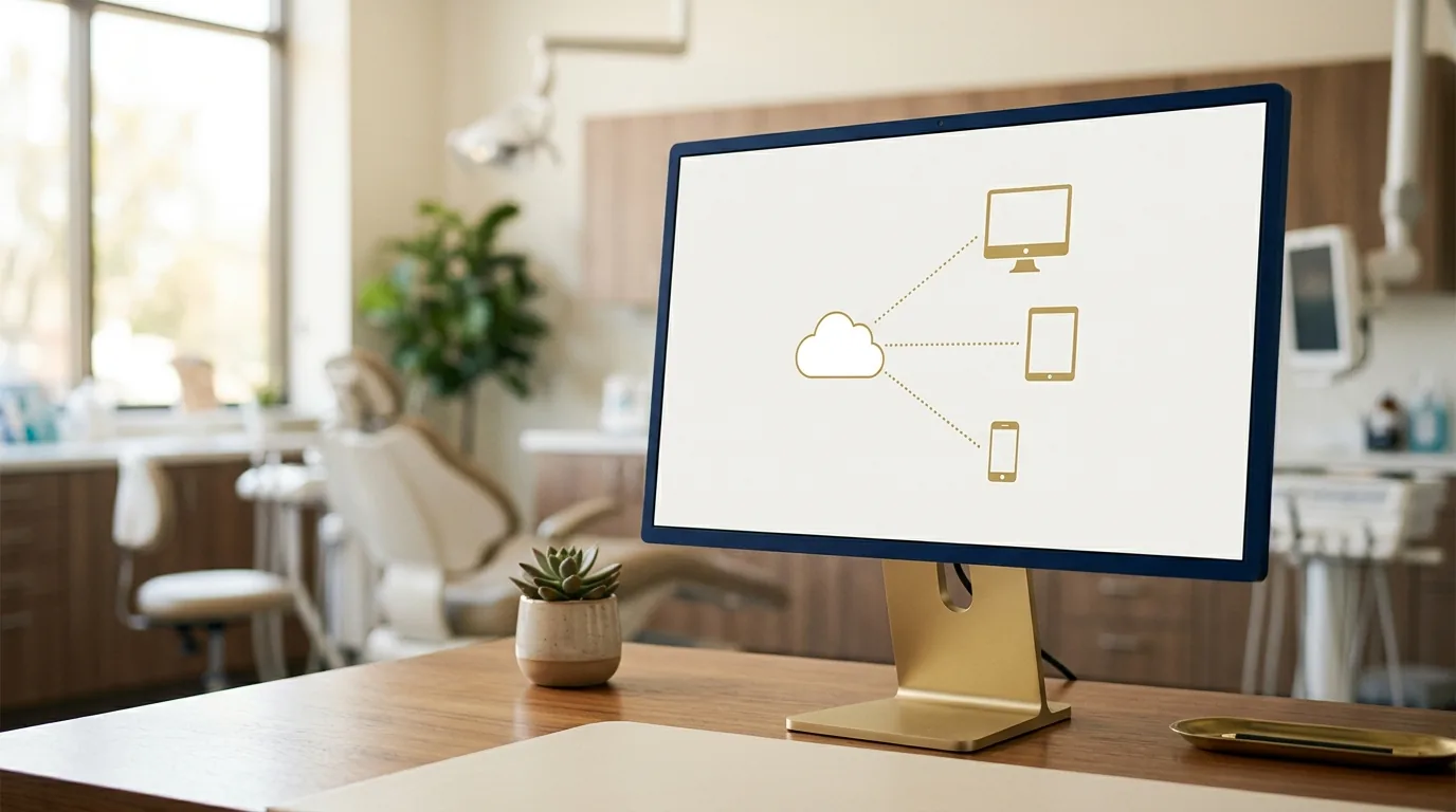 Ilustración del artículo: Software dental en la nube: cómo funciona y por qué reemplaza al instalado
